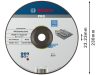 BOSCH PRO Tisztítókorong rozsdamentes acélhoz 230 x 6,0 x 22,2 mm AS 30 S INOX BF (oSa)
