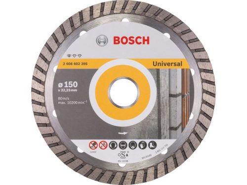 BOSCH Gyémánt vágókorong 150 x 2,5 x 10 x 22,2 mm turbo Standard for Universal