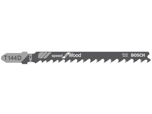 BOSCH Dekopírfűrészlap T 144 D 100/4,0-5,2 mm Speed for Wood (3 db)