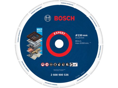 BOSCH EXPERT Gyémánt vágókorong 230 x 22,2 mm Multi Material