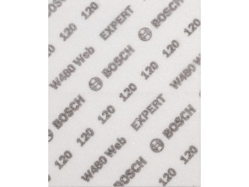 BOSCH EXPERT W480 Csiszolóháló mosható 140 x 115 mm /P120 (2 db)
