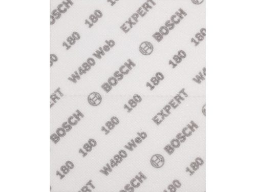 BOSCH EXPERT W480 Csiszolóháló mosható 140 x 115 mm /P180 (2 db)