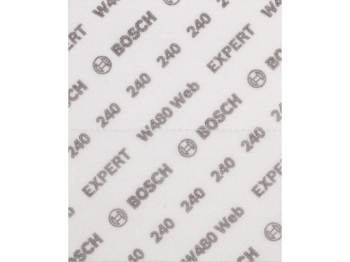 BOSCH EXPERT W480 Csiszolóháló mosható 140 x 115 mm /P240 (2 db)