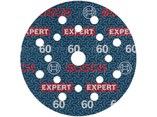 BOSCH EXPERT O780 Foil Tépőzáras csiszolótárcsa 125 mm / P60 kerámiaszemcsés (6 db)