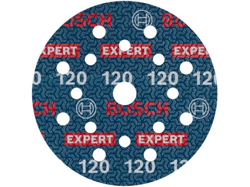 BOSCH EXPERT O780 Foil Tépőzáras csiszolótárcsa 125 mm / P120 kerámiaszemcsés (6 db)