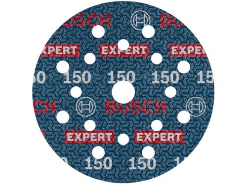 BOSCH EXPERT O780 Foil Tépőzáras csiszolótárcsa 125 mm / P150 kerámiaszemcsés (6 db)