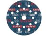 BOSCH EXPERT O780 Foil Tépőzáras csiszolótárcsa 125 mm / P180 kerámiaszemcsés (6 db)