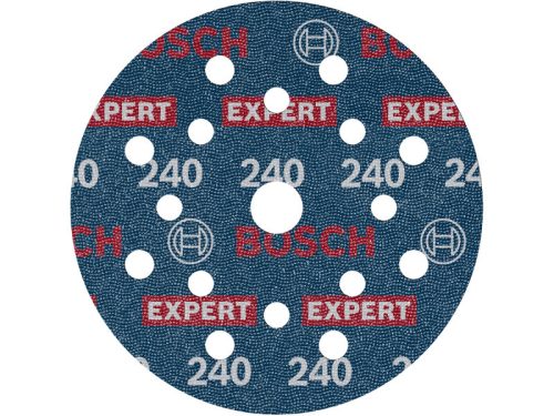 BOSCH EXPERT O780 Foil Tépőzáras csiszolótárcsa 125 mm / P240 kerámiaszemcsés (6 db)