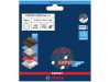 BOSCH EXPERT O780 Foil Tépőzáras csiszolótárcsa készlet 9 részes 125 mm kerámiaszemcsés