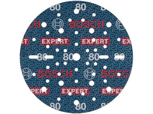 BOSCH EXPERT O780 Foil Tépőzáras csiszolótárcsa 150 mm / P80 kerámiaszemcsés (6 db)
