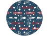 BOSCH EXPERT O780 Foil Tépőzáras csiszolótárcsa 150 mm / P180 kerámiaszemcsés (6 db)
