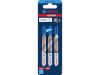 BOSCH EXPERT Dekopírfűrészlap rozsdamentes acéllapokhoz T155HHM 92 mm / 2,54TPI (3 db)