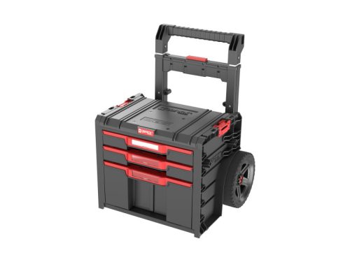 QBRICK SYSTEM PRO Görgős szerszámos láda 3 fiókos