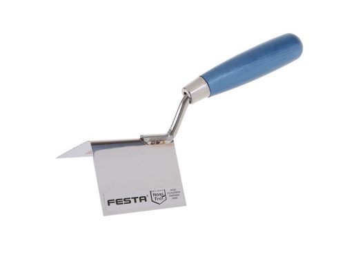 FESTA Kőműves kanál sarok külső inox 80/60/60 mm