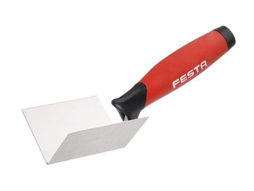 FESTA Kőműves kanál sarok belső inox 80/60/60 mm lágy fogantyús
