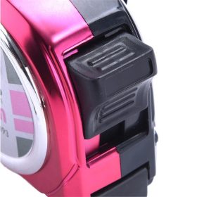   mérőszalag, gumírozott, 1 stoppos; rózsaszín, 3m×16mm, Extol Lady