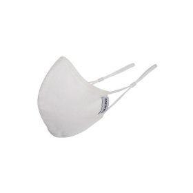 maszk, kétrétegű antimikrobiális, 25db, fehér