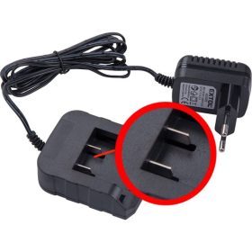   akkutöltő ÚJABB TÍPUSÚ 12V 402400 és 402401 Li-ion akkuhoz, 3 SARU, töltési idő: 4,5 óra