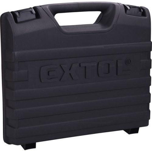 akkus fúrócsavarozó, Extol Craft, 20V, kefementes motor, kofferban; 2db 2000 mAh Li-ion akku + 1 db töltő