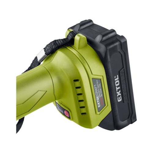 akkus metszőolló, Extol Craft, 20V, kefementes motor, 1db 2000 mAh Li-ion akku + 1 db töltő