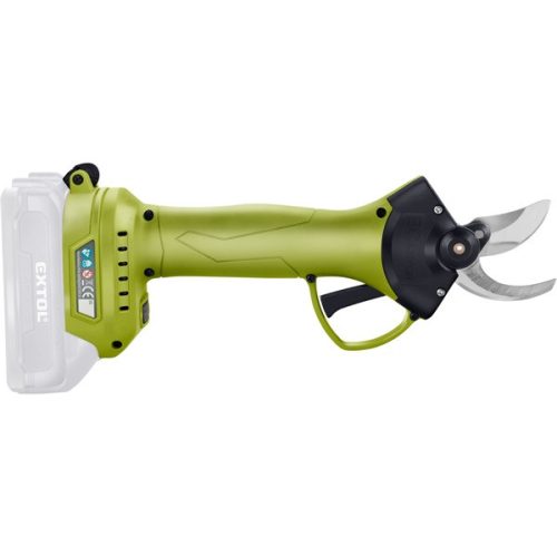 akkus metszőolló, Extol Craft, 20V, kefementes motor, AKKU és TÖLTŐ NÉLKÜL