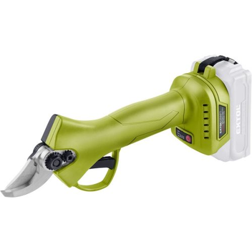 akkus metszőolló, Extol Craft, 20V, kefementes motor, AKKU és TÖLTŐ NÉLKÜL