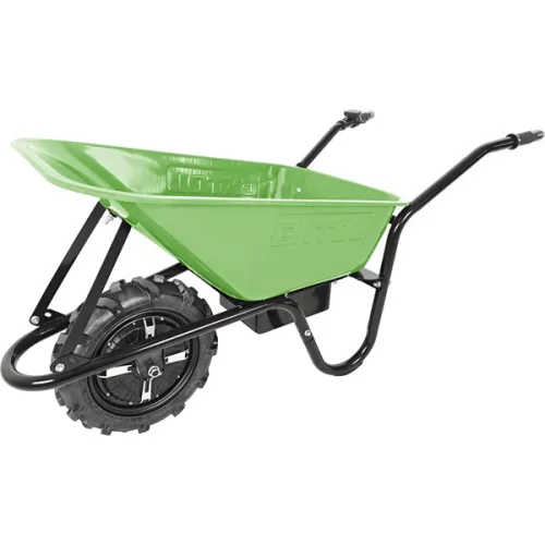 akkus talicska, 24V, szénkefementes, ólom akku 12 Ah, töltő, 150 kg, direktmeghajtású