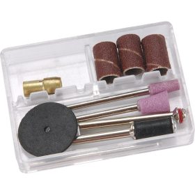   mini köszörű és fúrógép + tartozékok, 12V; 12.000 ford/perc