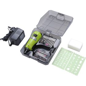   mini köszörű és fúrógép; 15.000 ford/perc, befogás: 3,2mm, max. fejátmérő: 35mm