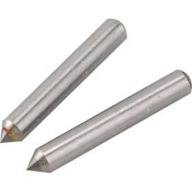   tartalék gravírozó fej, 2 db, a 404130 mini gravírozó géphez; volfrám karbid (vídia), 3,1×21 mm