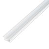 LED aluminium profil sín - 1000 x 23(17) x 8 mm - süllyeszthető U profil - fehér
