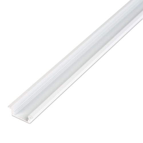 LED aluminium profil sín - 1000 x 23(17) x 8 mm - süllyeszthető U profil - fehér