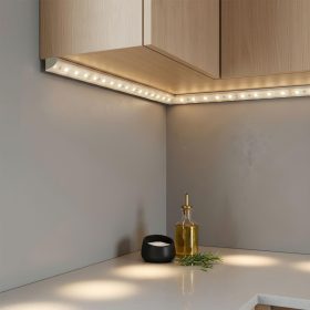 LED alumínium profil takaró búra