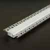 LED aluminium profil sín - vakolható, gipszkartonba süllyeszthető - 1000 x 61 x 13 mm