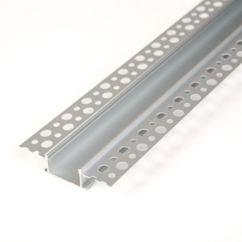LED aluminium profil sín - vakolható, gipszkartonba süllyeszthető - 1000 x 61 x 13 mm
