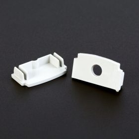 LED aluminium profil végzáró (41025höz) - 2 db - fehér