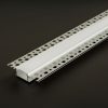 LED aluminium profil takaró búra - opál - 1000 mm (41025A1-hez)