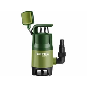   szennyvíz búvárszivattyú, 400W, úszókapcsolóval, Extol Craft, szállító teljesítmény: 7,5 m3/h, max. száll. 5 m