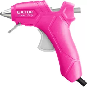   melegragasztó pisztoly, 25 W, stift átmérő: 7,2 mm, Extol Lady, bliszteren