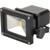 hordozható LED lámpa (reflektor), 10W, 800 lm; IP65, Li-ion akkus tölthető