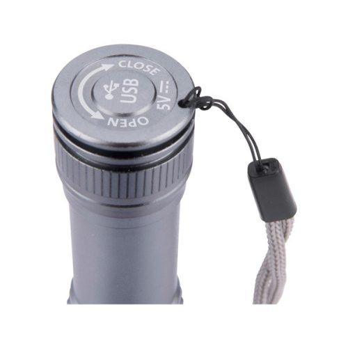 LED lámpa, XPE LED; 280 Lm, ALU ház, beépített Li-ion akku 2000 mAh