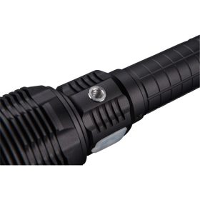   LED lámpa, 60 W COB LED; 8000 Lm, ALU ház, zoom, USB újratölthető Li-ion akkus, 5000 mAh, Power Bank funkció