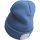 sapka, kék, kötött, kivehető LED homloklámpával, 4×45 Lumen; USB tölthető Li-ion akku, 3 funkció (100%-75%-50% fényerő)