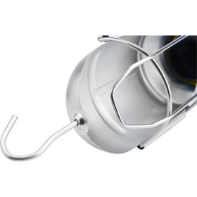   munkalámpa, izzó nélkül, E27 foglalat, max. 60W; kampós akasztó + csiptető, 230V/50Hz, 5 m kábel