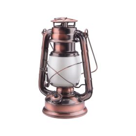   LED viharlámpa ("petróleum" lámpa), dekorációs, fehér+láng hatású sárga fényű, elem nélkül