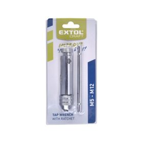 menetfúró hajtóvas, racsnis; M5 - M12