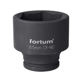   gépi (impakt) dugófej 3/4", 65mm, L 80 mm, feketített, FORTUM