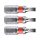 behajtóhegy lapos, 3 db, S2 acél; 3×25mm, bliszteren