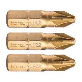   behajtóhegy PZ, 3 db, S2 acél, Titanium bevonat; PZ 2×25mm, bliszteren