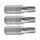 behajtóhegy TORX, 3 db, S2 acél; T 27×25mm, bliszteren